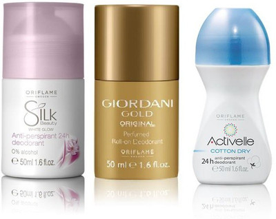 

Oriflame Sweden Roll oncombo Deodorant Roll-on - For Men & Women(150 ml, Pack of 3)