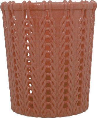 

AASA 1 Compartments plastic pen stand(Brown)