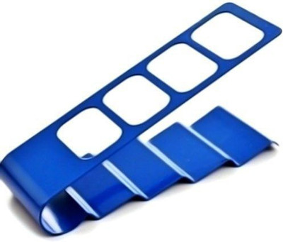 

Alpyog 4 Compartments Steel Remote Holder(Blue)