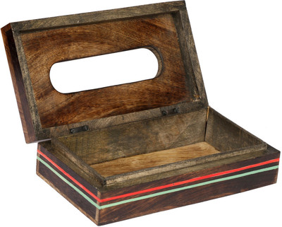 

Artysta 1 Compartments Wooden Napkin Holder(Brown)