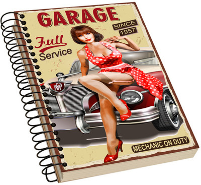 

Her Rang A5 Notebook(Vintage Acrylic Notebook, Multicolor)