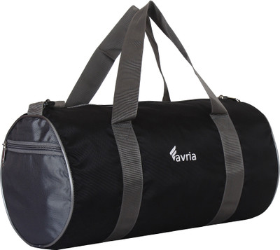 

Favria Black Grey Gym Bag(Black, Grey)