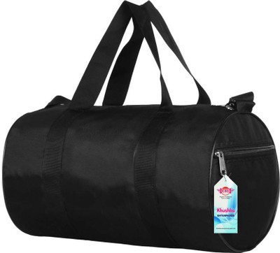 

c4u (Expandable) BLACKDUFFELBAG Gym Bag(Black)