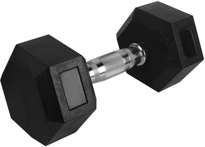 

KD Cougar Fitness Dumbell Barbell Hex Rubber Coated Fixed Weight Dumbbell(1 kg)