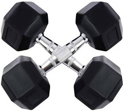 

Lord Hexa 3kg X2 pc Fixed Weight Dumbbell(6 kg), Black