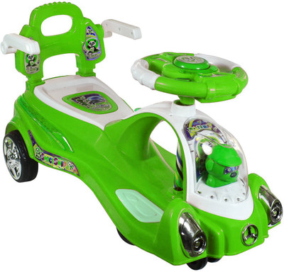

Pandaoriginals space car magic Car Non Battery Operated Ride On(Green), Space magic green
