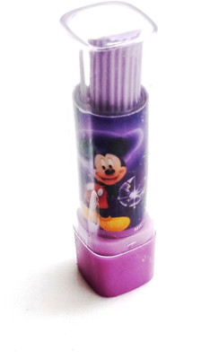 

Gift Collection GC Mickey Minnie mouse design lipstick style non-toxic eraser Non-Toxic Eraser(Set of 1, Violet)