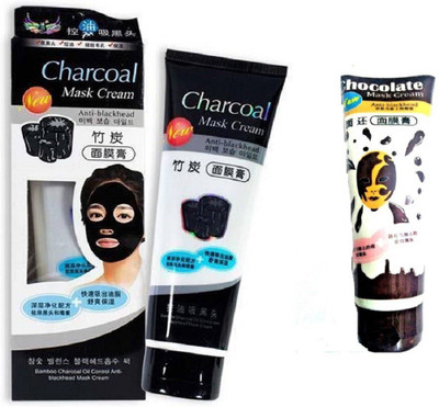 

Shopimoz Combo of Chocolate Mask and Charcoal Anti-Blackhead Peel Off Mask(260 g)