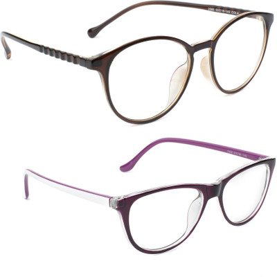 Three Shades Full Rim Cat-eyed Frame(52 mm