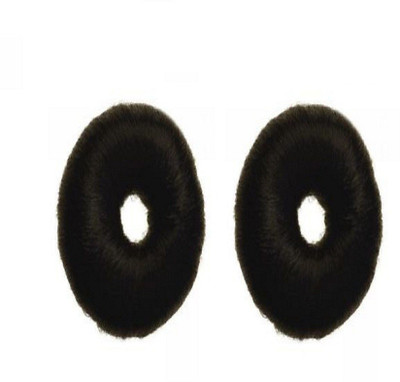 

Param hair donut synthetic H D 002 8 C M COMBO pack of 2 black in colour Bun(Black)