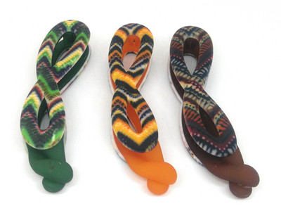 

Khubsurat Premium Banana Clip / Banana Claw Clip, Set of 3 Pieces of 3 Colors, Neon Print Concept, Smooth Silicon Touch Feel, Banana Clip, Hair Clip(Multicolor)