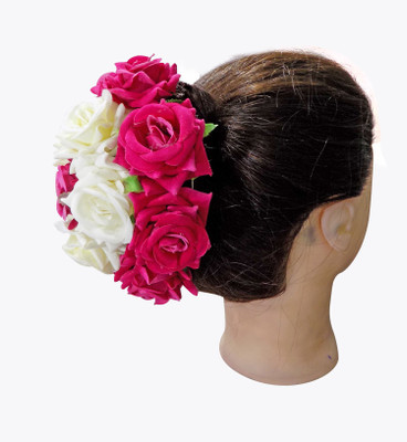 

AASA Party Wear Hair Accessories For Women Bridal, Artificial Gajra For Women, Gajra For Hair Bun(Multicolor)