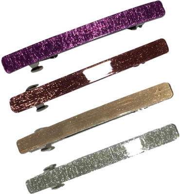 

New Arihant Traders New Arihant Traders- Premium Quality Hair Back Clips/Backpin for Women & Girls (Multi color-4 pieces) Hair Clip, Hair Accessory Set, Back Pin, Hair Pin(Multicolor)