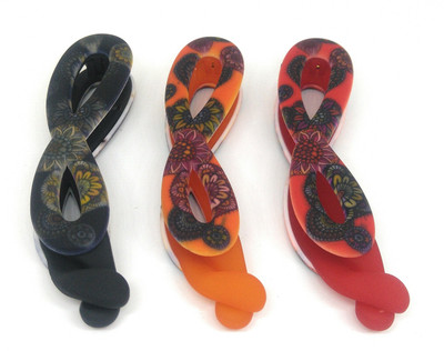 

Khubsurat Premium Banana Clip / Banana Claw Clip, Set of 3 Pieces of 3 Colors, Neon Print Concept, Smooth Silicon Touch Feel Banana Clip, Hair Clip(Multicolor)