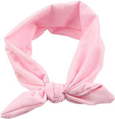 

Siddiva Light Pink Turban knot Bow Headband For Baby Girls Head Band(Pink)