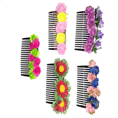

AsmiE Hair comb combo pack Hair Clip(Multicolor)