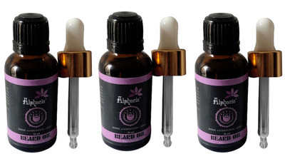 

Alphacia Mustache And Beard Growth Oil Pack of 3 Hair Oil(90 ml)