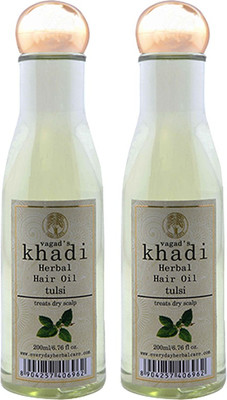 

Vagad's Khadi Tulsi Hair Oil(400 ml)