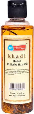 Khadi Mart Herbal 18 Herbs Hair Oil(210 ml)