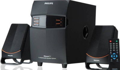 Philips MMS2550B/94 Dhoom Bluetooth Home Theatre  (Black, 2.1 Channel)