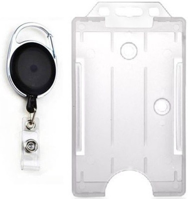 

FINDSTUFF Plastic ID Badge Holder(Pack of 2)