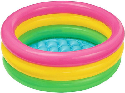 A R ENTERPRISES inflatable baby pool Inflatable Swimming Pool(Multicolor)