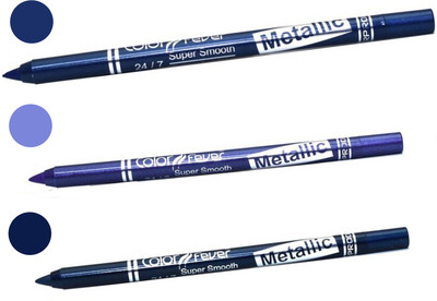 

Color Fever shocking color kajal(navy blue, purple, party blue)