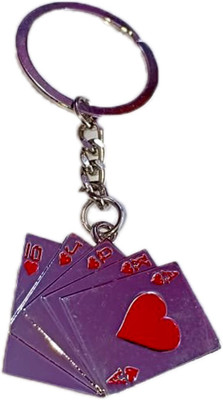 

STYLE BEACH RED-PLAYING-CARD Key Chain