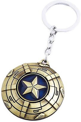 

NeoTask Captain america Infinity war Golden Shield Key Chain