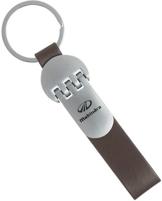 

Hims Leather & Metal Key Ring For Mahindra car Key Chain