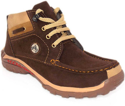 

D'zigners Boys Lace Casual Boots(Maroon