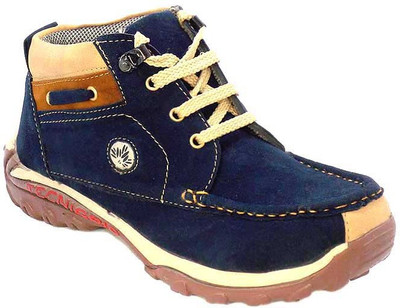 

D'zigners Boys Lace Casual Boots(Blue