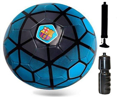 

Aks F C B Blue Football+Pump+Sipper, Combo Football Kit