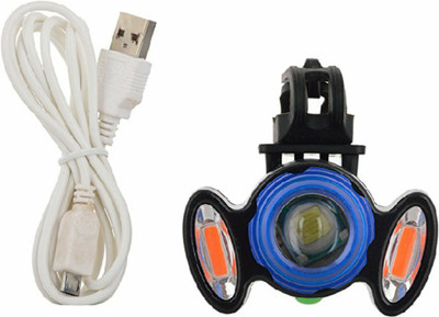 

fastped Bicycle Zoom-able Mode Headligh Mount different modes , USB Rechargeable LED Front Light(Blue)