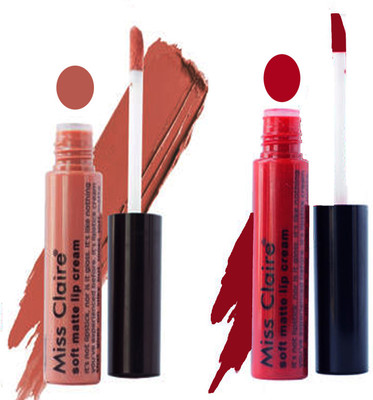 

Miss Claire Soft Matte Lip Cream Pack of 2(Multicolor)