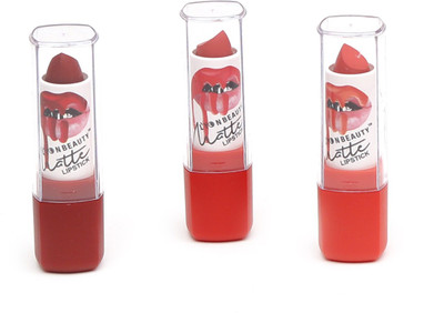 

lyon beauty,usa Lipstics combo of 3 popular color premium lipstics(RED, 15 g)