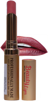 

THE LOOKS Non Transfer Matte Beauty Lips with Velvet texture(Dark Coral)