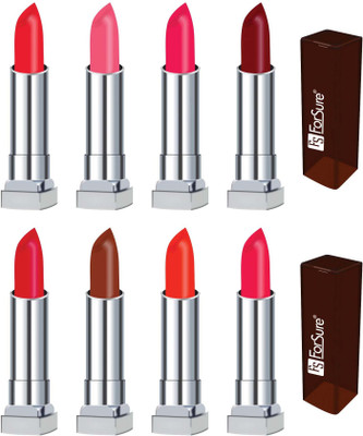

Forsure long lasting lipstick(red orange, pink, sweet sixteen, maroon, hot red, coffee, orange, neon pink, 32 g)