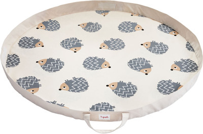 

3 Sprouts Polyester Baby Play Mat(Grey