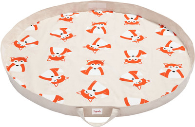 

3 Sprouts Polyester Baby Play Mat(Orange