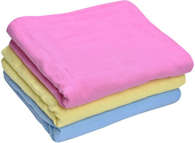 

MK HANDICRAFT Cotton Baby Sleeping Mat(Yellow