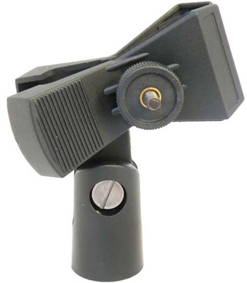 

MX Microphone Holder Clip Type With Fastening Screw For Microphones Mic Holder(Black)