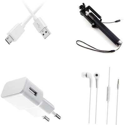 SARVIN Wall Charger Accessory Combo for Lava A44(White)