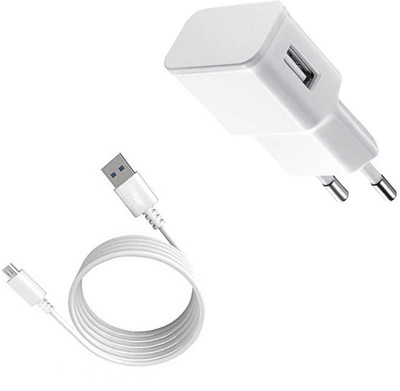 DAKRON Wall Charger Accessory Combo for Karbonn Titanium Jumbo(White)