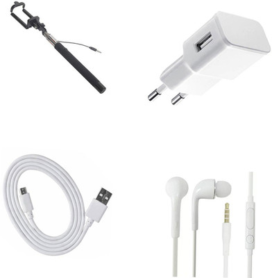 DAKRON Wall Charger Accessory Combo for QiKU Q Terra(White)