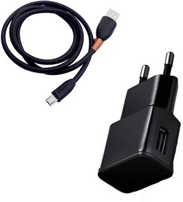 SARVIN Wall Charger Accessory Combo for Intex Aqua 5.5 VR Plus(Black)