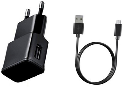 DAKRON Wall Charger Accessory Combo for Samsung Galaxy On Nxt(Black)