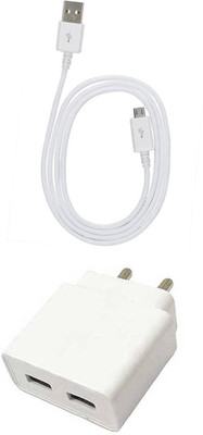 SARVIN Wall Charger Accessory Combo for Karbonn A40 Indian(White)
