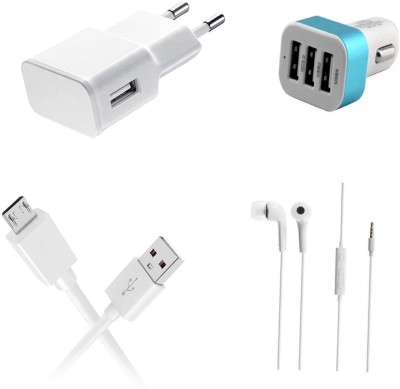 SARVIN Wall Charger Accessory Combo for Lenovo K6 Power(White)