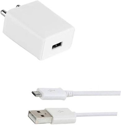 DAKRON Wall Charger Accessory Combo for Micromax Canvas1(White)